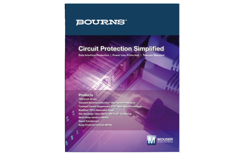 New eBook from Mouser and Bourns Delves  into Power and Data Circuit Protection