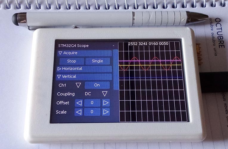 DIY 4 Channel Oscilloscope