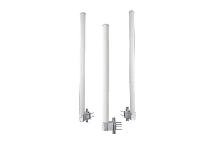 2 GHz, 3 GHz, and 5 GHz Dual Band Omni Antennas reduces tower rental and installation costs