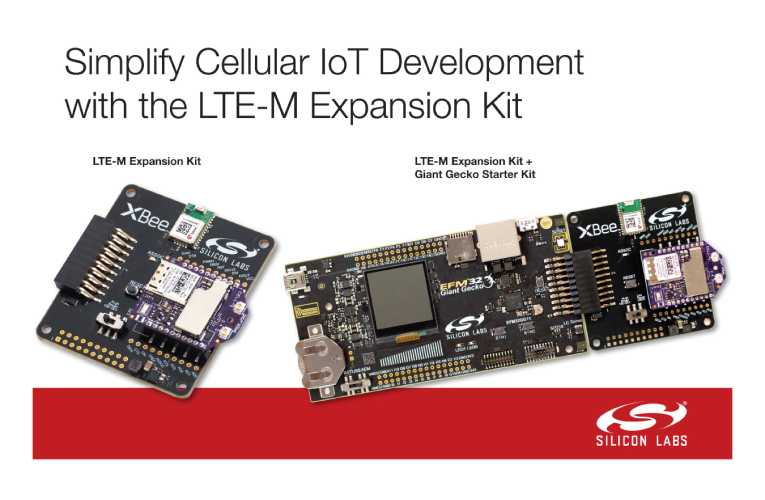 LTE-M Expansion Kit for Low-Power Cellular IoT Applications