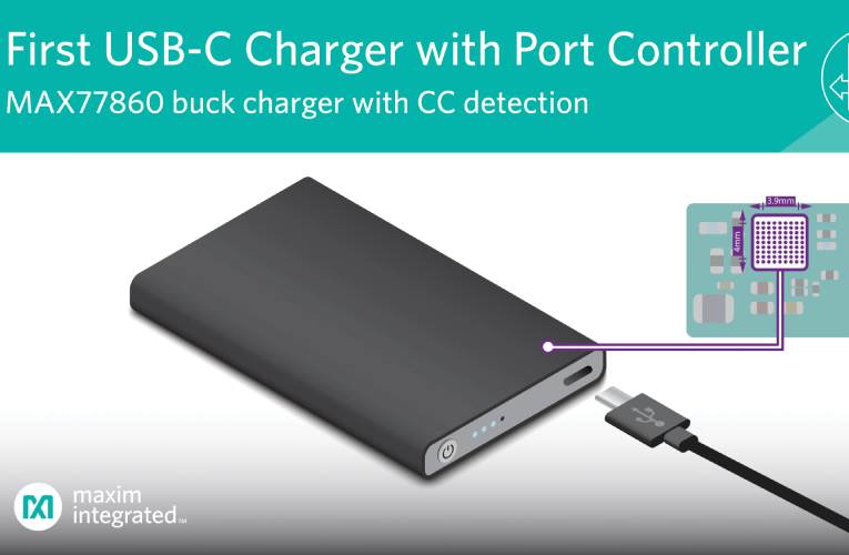 Highly Integrated USB-C Buck Charger from Maxim