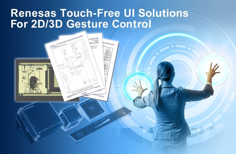 Touch-Free UI Solutions with capacitive Touch-Key Microcontroller for 2D/3D Gesture Control 