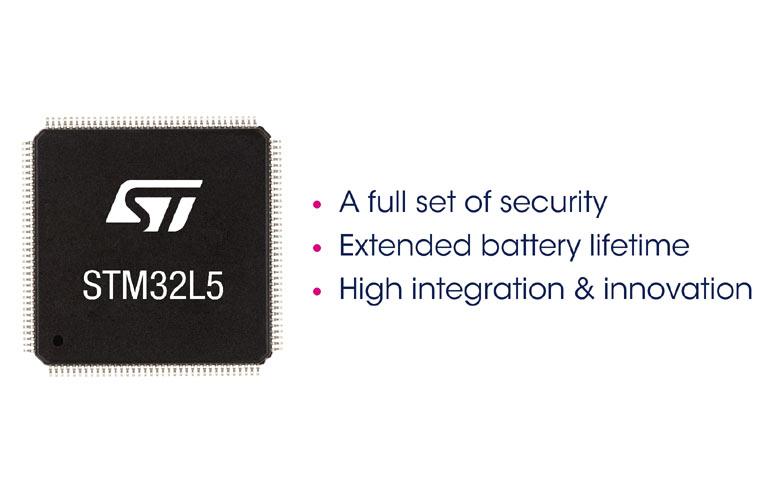 STM32L5 Ultra-Low-Power Microcontrollers for More Secured IoT Applications