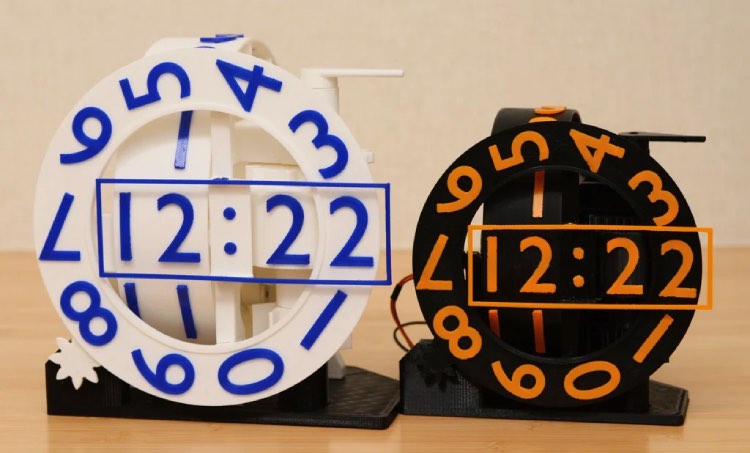 Triaxial Numechron Clock: a unique mechanical clock design