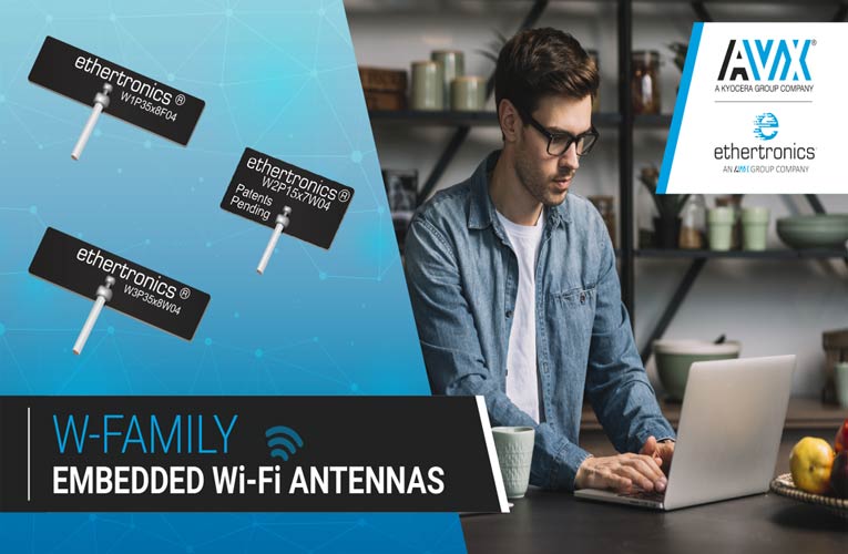 Ultra Miniature W Series Embedded Wi-Fi Antennas 