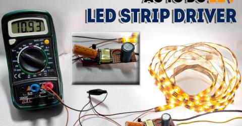 AC to DC 12V LED Strip Driver