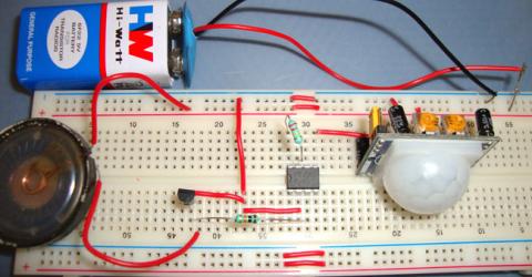 Burglar Alarm System using PIR Sensor