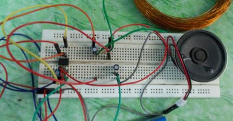 Simple Metal Detector Project using 555 Timer IC