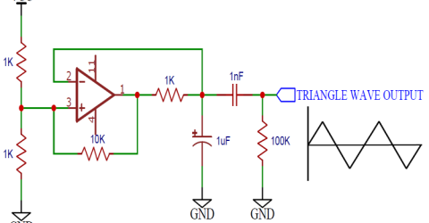 Op Amp Triangular Wave Generator