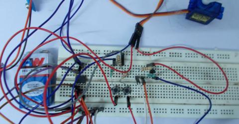 Servo Tester Circuit using IC 555