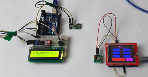 Smart Restaurant Menu Ordering System using Arduino