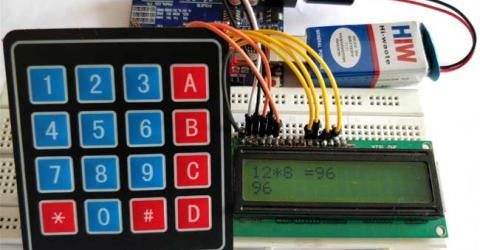 Arduino Calculator using 4x4 Keypad