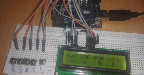 Arduino Based Electronic Voting Machine