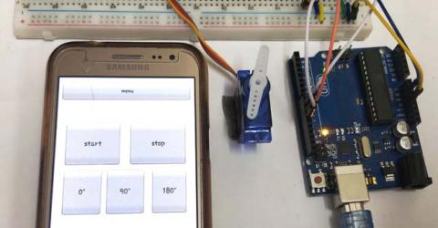 Bluetooth Controlled Servo Motor using Arduino