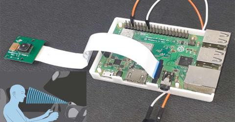 Driver Drowsiness Detector System using Raspberry Pi and OpenCV