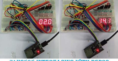 Interfacing ESP32 with 74HC595 for 7 Segment Display