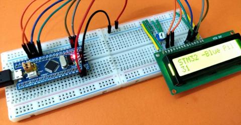 Interfacing LCD with STM32F103C8T6 STM32 Board (Blue Pill)