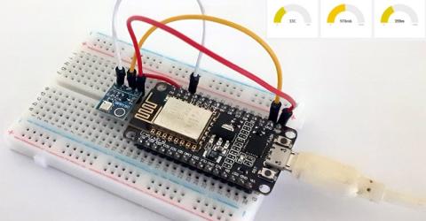 NodeMCU ESP8266 Data Logger on Thinger.io Cloud Platform