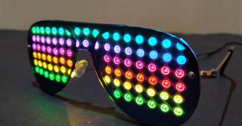 RGB Goggle using WS2812B LEDs