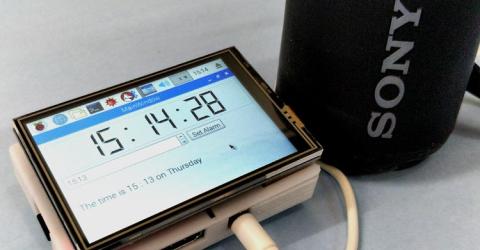 Raspberry Pi based Jarvis themed Speaking Alarm Clock