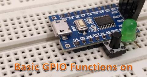 STM8S103F GPIO Functions using Cosmic C and SPL