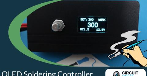 OLED based DIY Digital Soldering Iron Controller