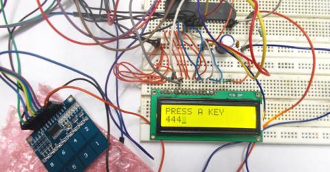 Touch Keypad Interfacing with AVR Microcontroller