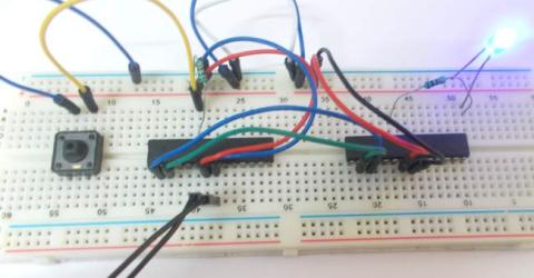 UART Communication Between Two ATmega8 Microcontrollers