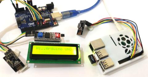 Wireless RF Communication between Raspberry Pi and Arduino UNO using nRF24L01 Module