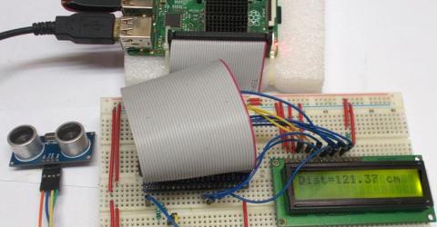 Measure Distance using Raspberry Pi and HCSR04 Ultrasonic Sensor