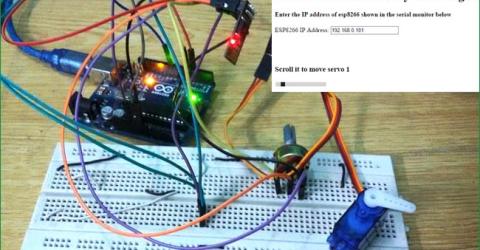 Web Controlled Servo using Arduino and Wi-Fi