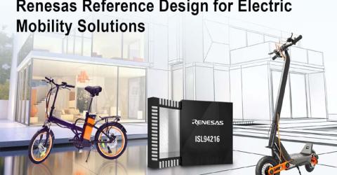 ISL94216R 16-cell BFE- Reference Design for 48V Mobility Solution from Renesas 