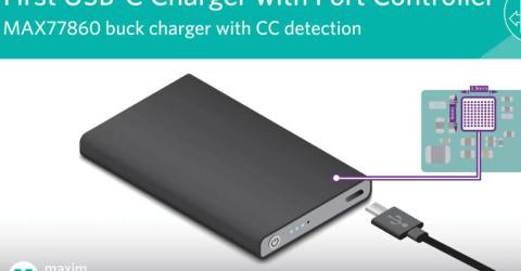 Highly Integrated USB-C Buck Charger from Maxim