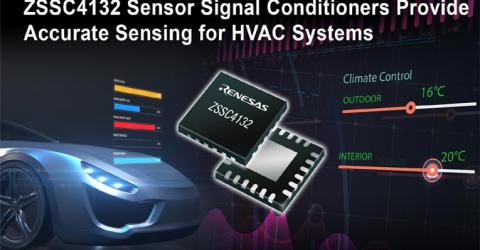 ZSSC4132 Automotive Pressure Sensor from Renesas