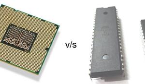 What is the difference between microprocessor and microcontroller?