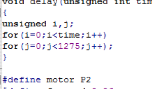 Embedded C Code Example