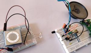 IR based Audio Transmitter and Receiver Circuit