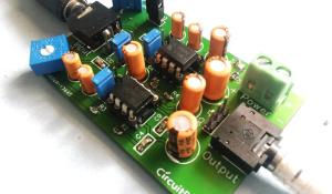 Headphone/Audio Amplifier Circuit on PCB using LM386