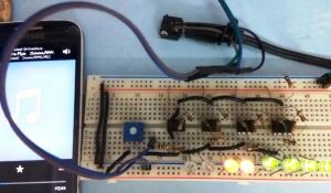 Simple VU Meter Circuit using LM358