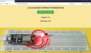 AJAX based Webserver on ESP8266