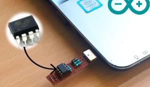 Programming ATtiny85 IC directly through USB without Arduino using Digispark Bootloader