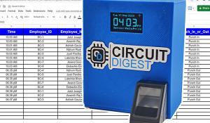 Biometric Attendance System using Google Sheets