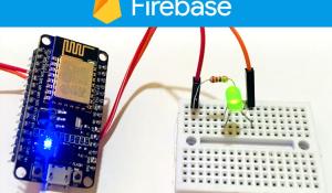 Controlling LED using Google Firebase Console using ESP8266