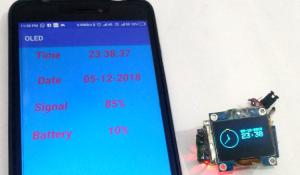 Build a Smart Watch by Interfacing OLED Display with Android Phone using Arduino