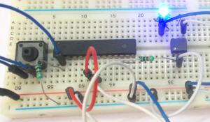 Octocoupler with ATmega8 Microcontroller