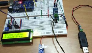 RS-485 MODBUS Serial Communication using Arduino UNO as Slave