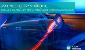 MAX17852 14-Channel High-Voltage ASIL-D Data-Acquisition System 