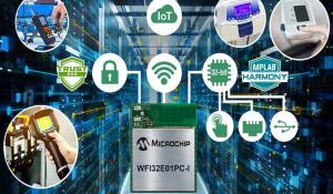 WFI32E01PC 32-bit Wi-Fi Microcontroller Module from Microchip